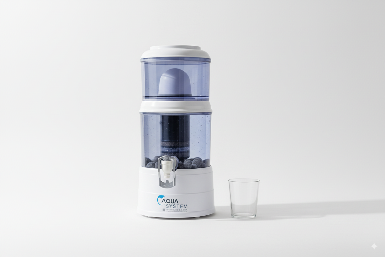 AQUA SYSTEM 災害対応 3層フィルター搭載 高性能浄水器